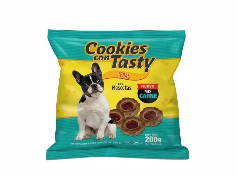 Galletitas Para Mascotas Pepas Mix Carne 200g INNOVAR