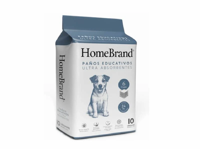 Paños Sanitarios Ultra Absorbentes HOME BRAND 10unid.. Patitas que Aman